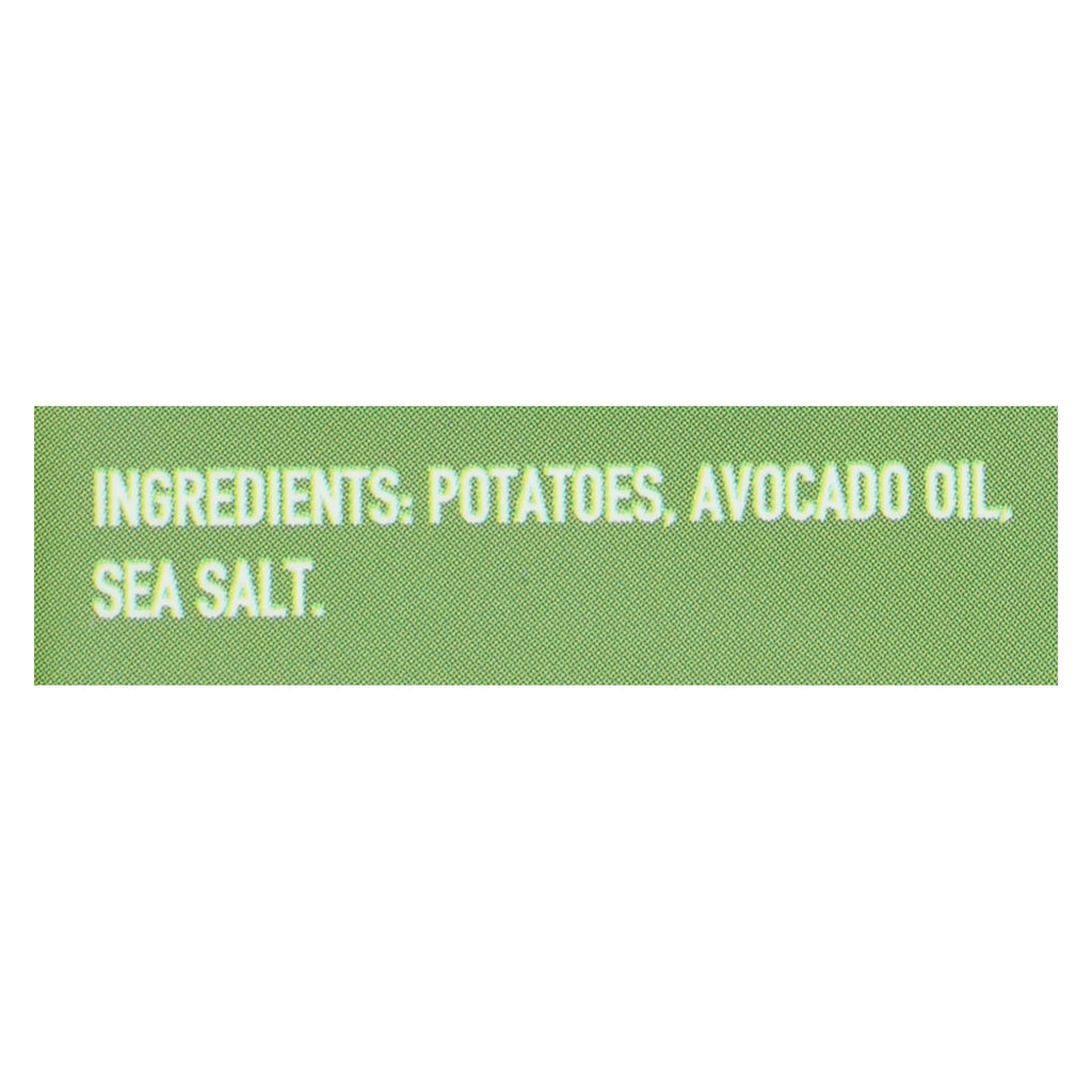 Case of 12 - Boulder Canyon Avocado Oil Potato Chips, Canyon Cut Sea Salt, 5.25 oz